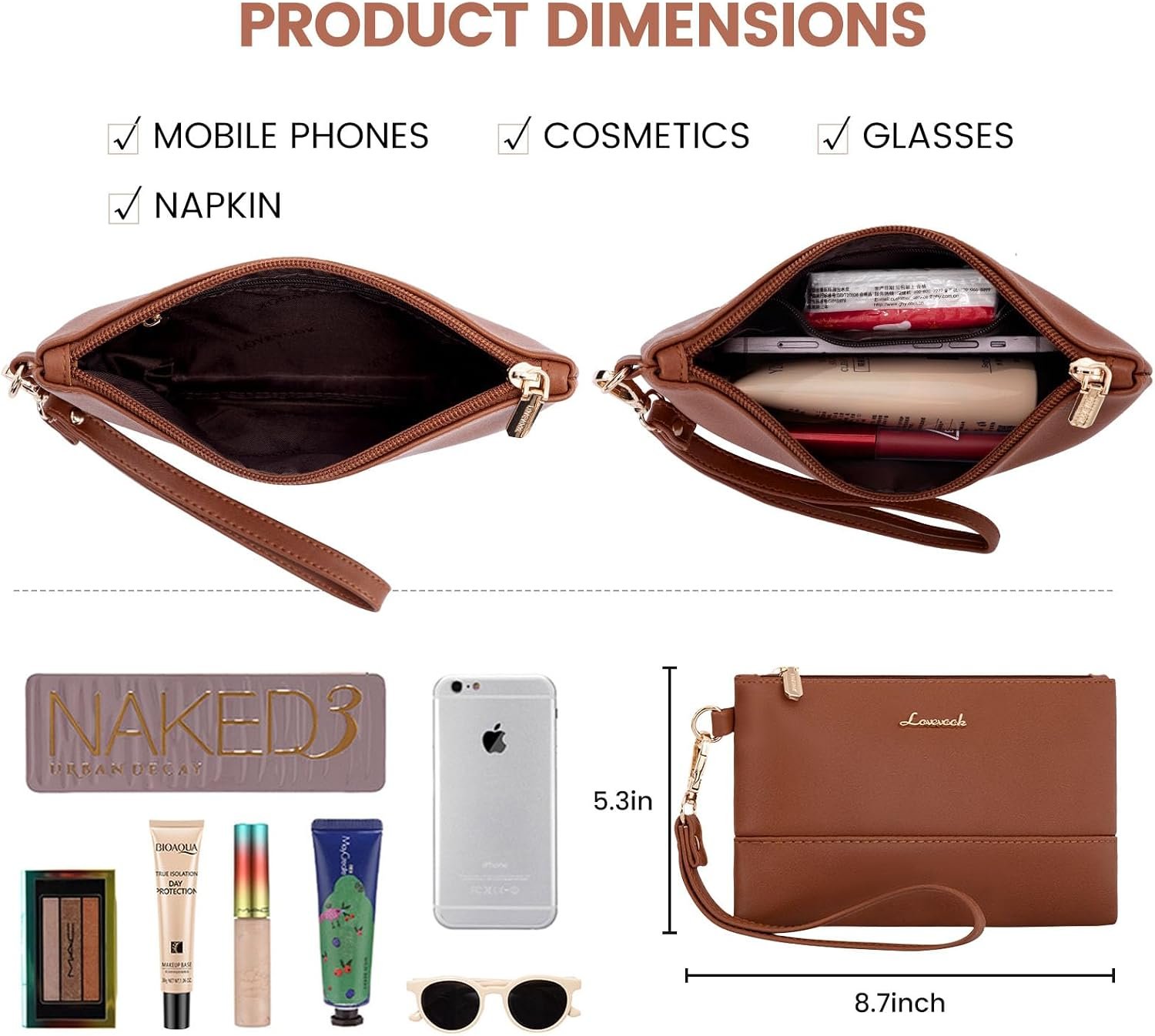 Laptop Bag for Women 15.6 lnch,Waterproof Laptops Tote Bags for Womens,Professional Work Bags for Women with Cup Holder,Large Laptop Purse Computer Briefcase Office Teacher Clutch Bag,2 PCS 15.6 Inch - Image 9